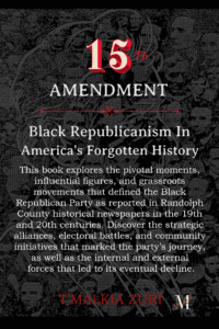 Book cover image featuring the 15th Amendment text from the U.S. Constitution