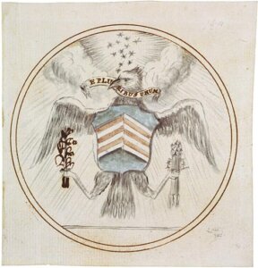 Charles Thomsons Design For The Great Seal Of The United States 1782